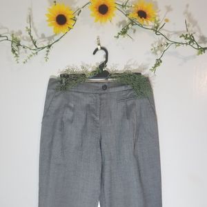 Topshop pleated gray trousers